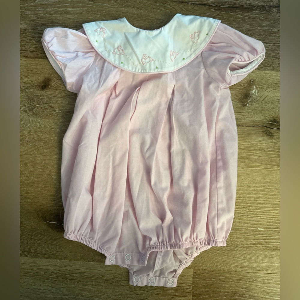 Pink Remember Nguyen Bubble with Embroidered Collar